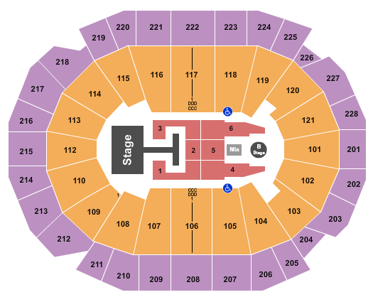 Fiserv Forum Descendants & Zombies Seating Chart